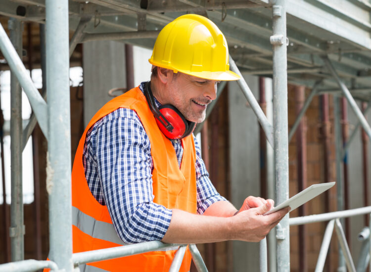 ma journee de chef de chantier connecte