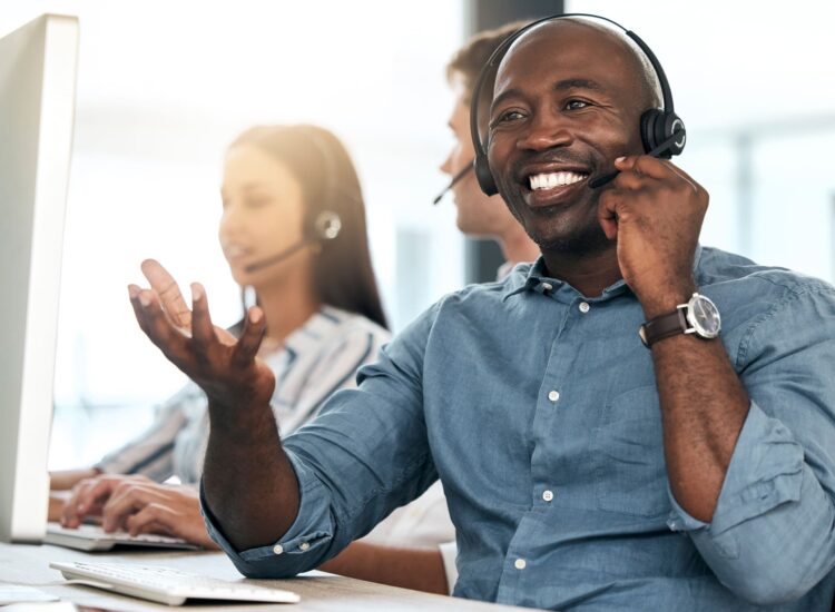 Header centre de contact