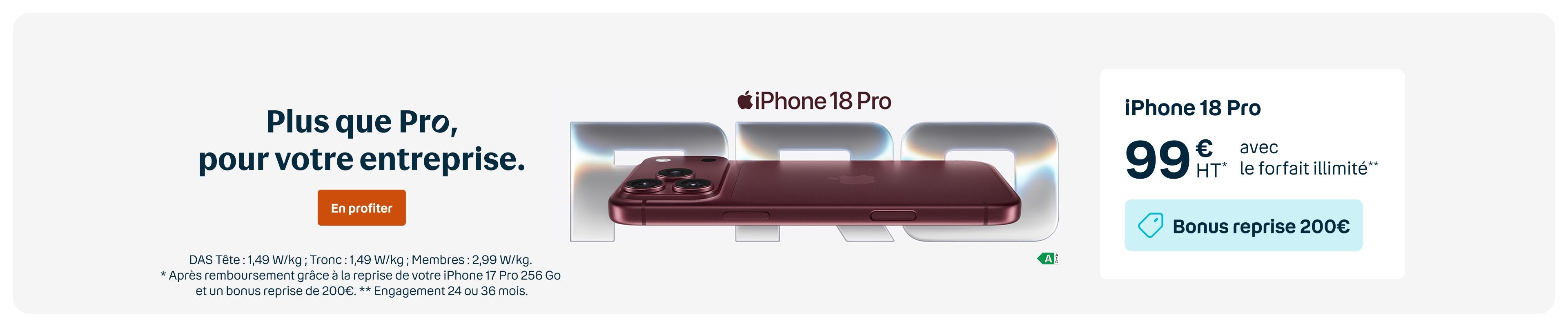 offre apple iphone 18 pro