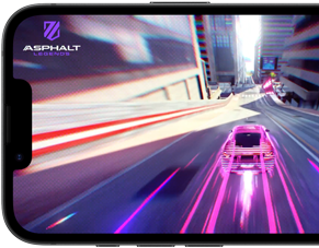 iPhone 17e affichant un jeu de course