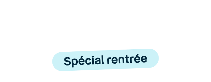 Promos flash - Spécial rentrée