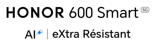 Logo honor 600 smart AI extra Résistant