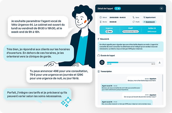 standard téléphonique ia